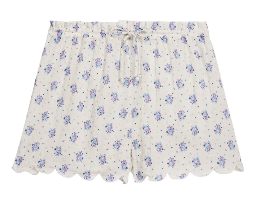 louise misha - pajamas set minala, cream flower dunes (set)