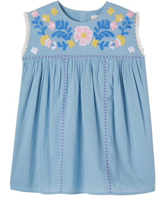 louise misha - dress talula, stone blue