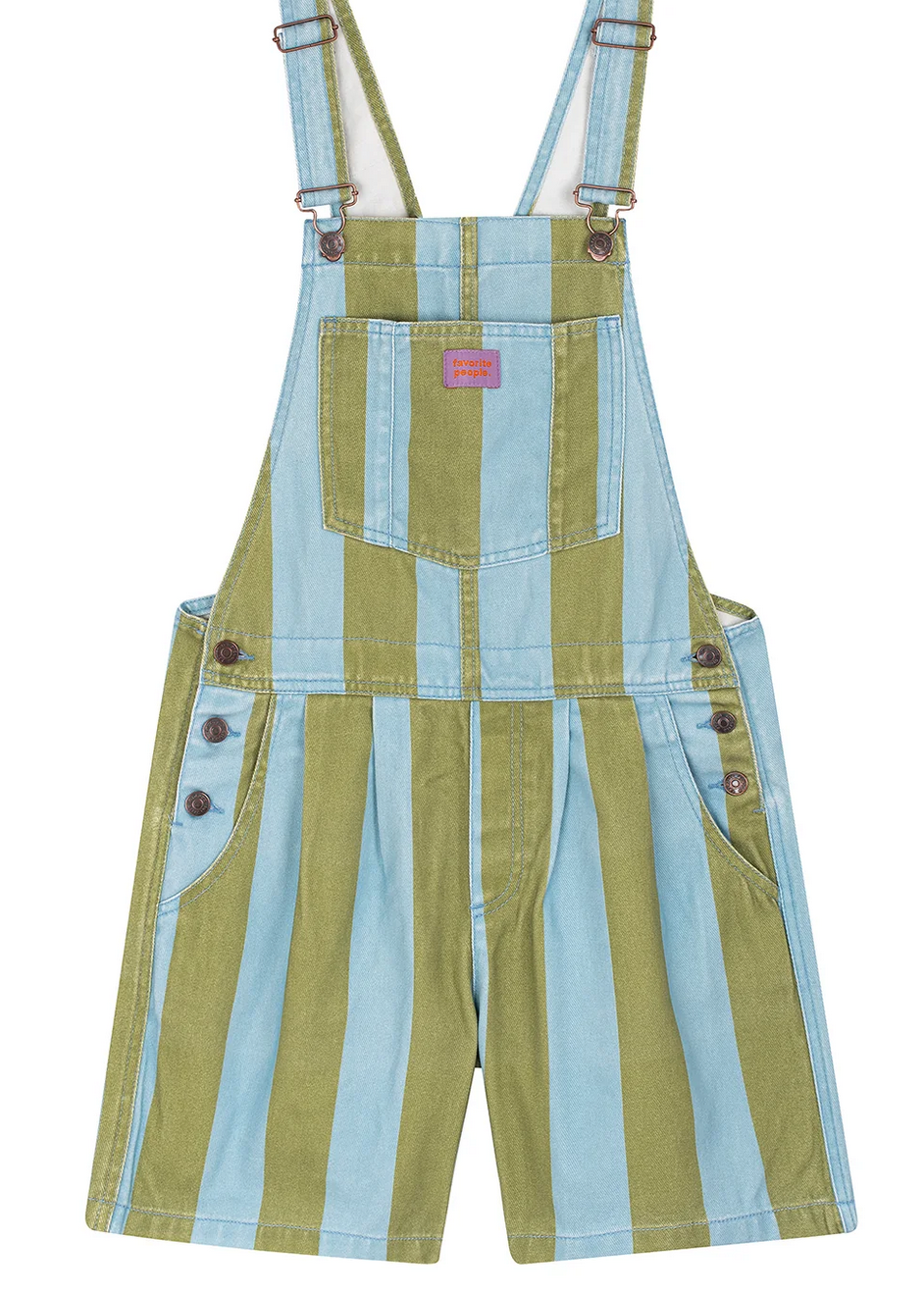 favorite people - ravioli shorts overall