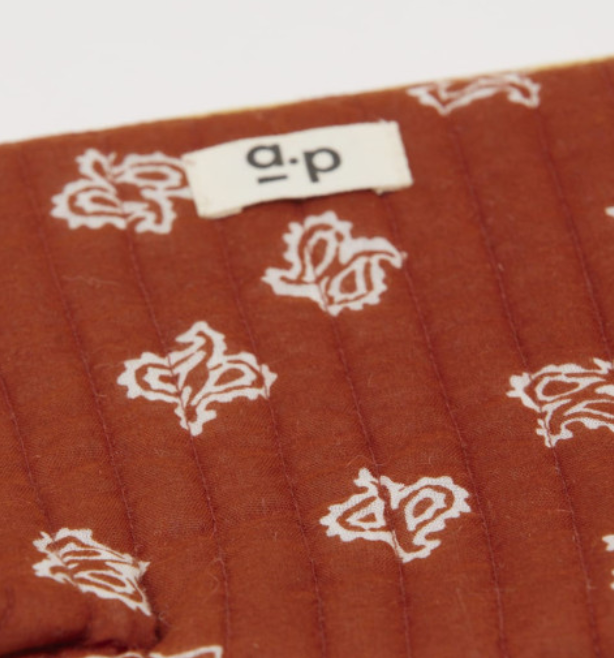 ap woman - trousse bandana, jaune marron
