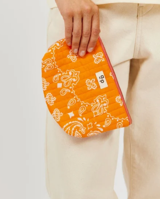 ap woman - trousse bandana, rose orange