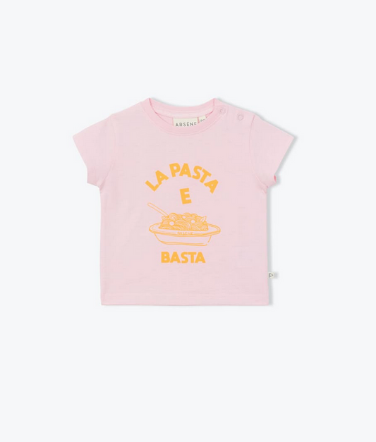 arsène et les pipelettes - shirt bebe pasta e basta,  poudre