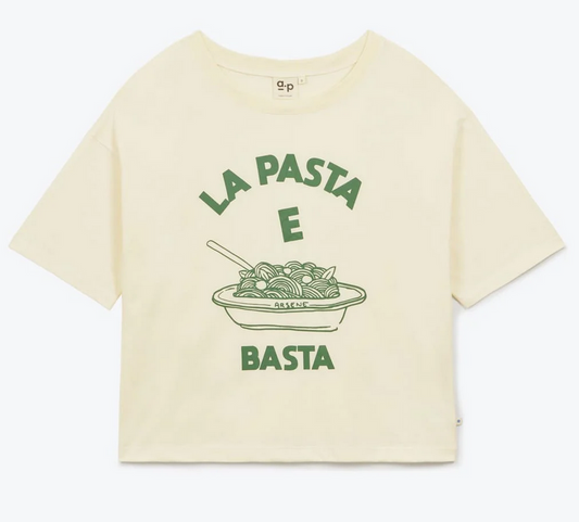 AP woman - shirt femme pasta e basta, kaki