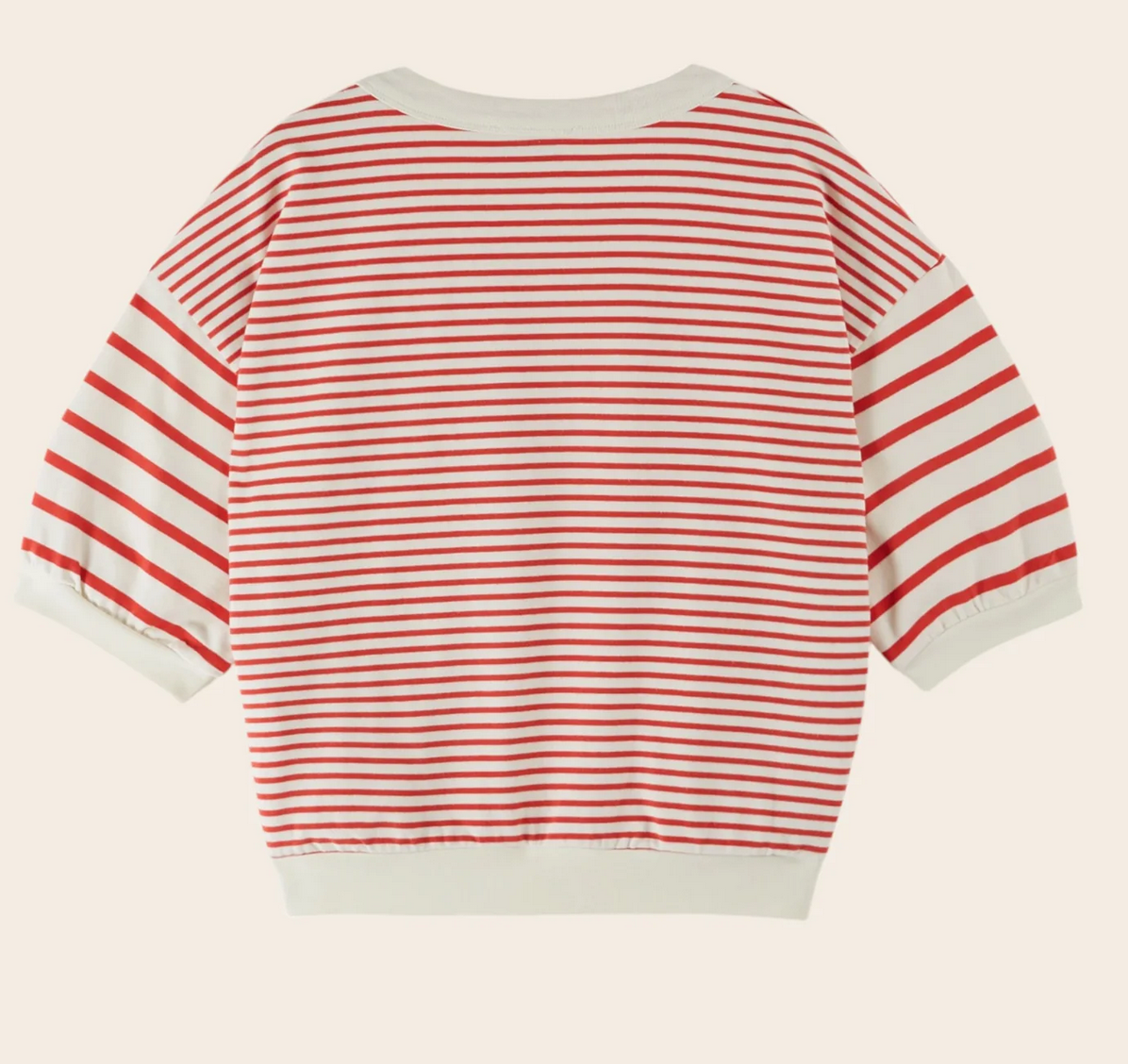 emile & ida femmes - sweat mariniere marin rouge