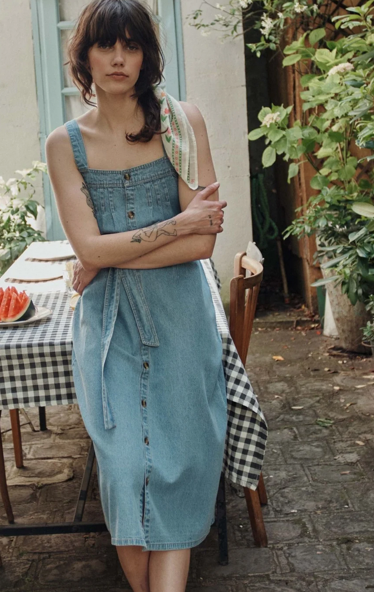 emile & ida femmes - robe denim light