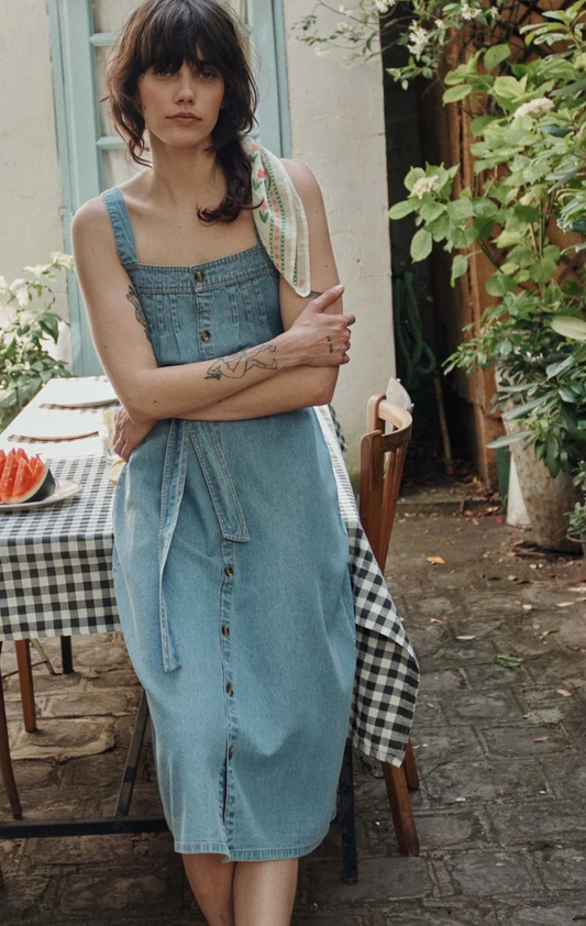 emile & ida femmes - robe denim light