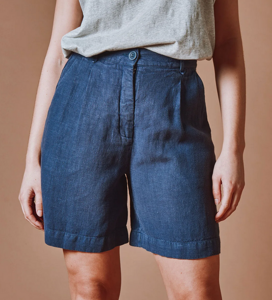 emile & ida femmes - bermuda shorts marine