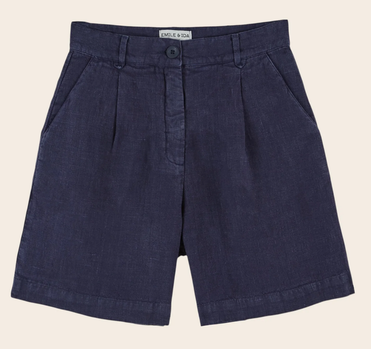 emile & ida femmes - bermuda shorts marine