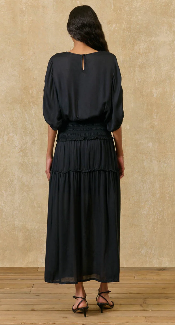louise misha - blouse chayana, black