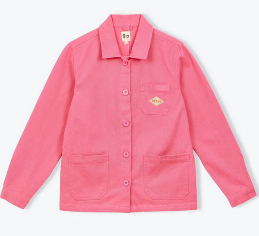 AP woman - veste femme coton rustique, rose