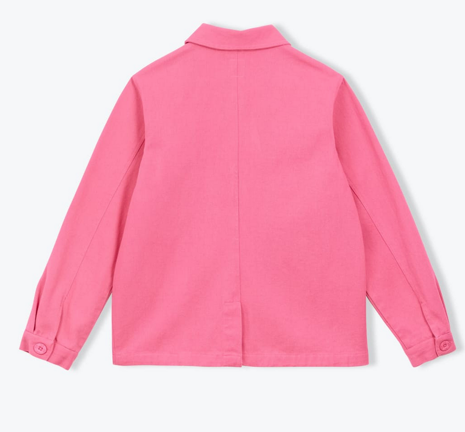 AP woman - veste femme coton rustique, rose