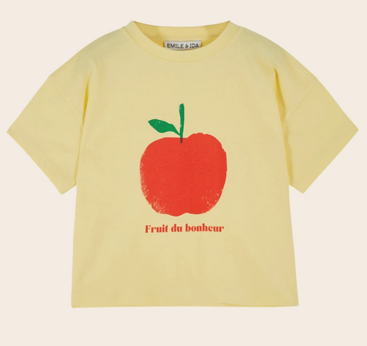 emile & ida enfants - shirt fruit, mimosa