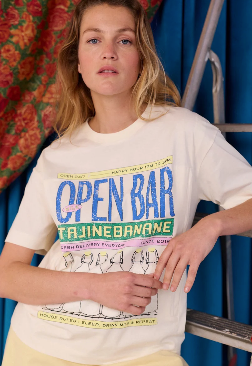 tajinebanane - open bar breastfeeding shirt