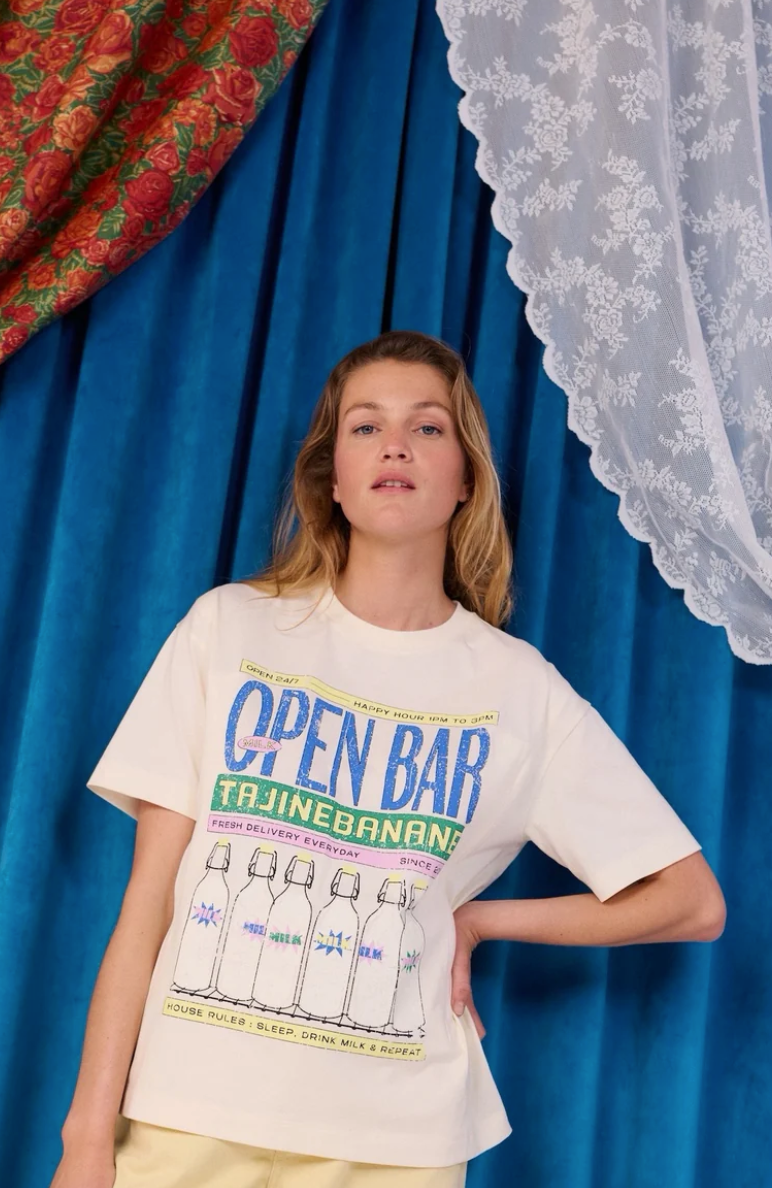 tajinebanane - open bar breastfeeding shirt