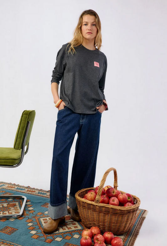 tajinebanane - lovers breastfeeding shirt, dark grey