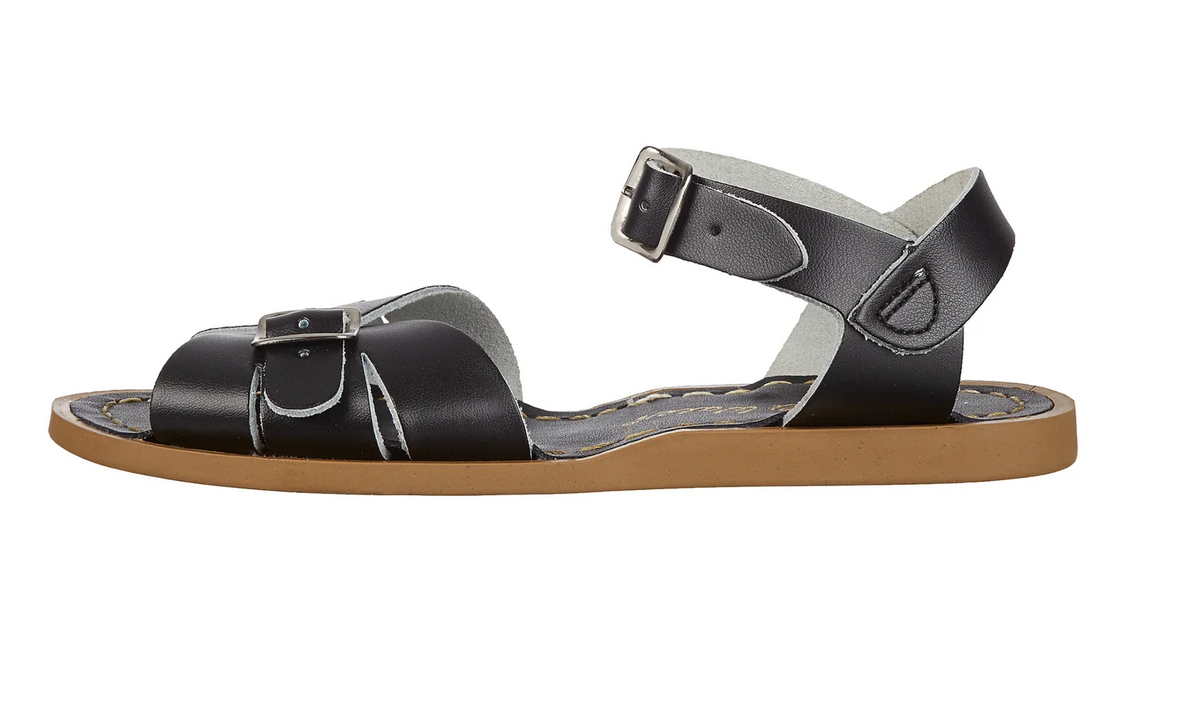 salt water sandals - adults classic black
