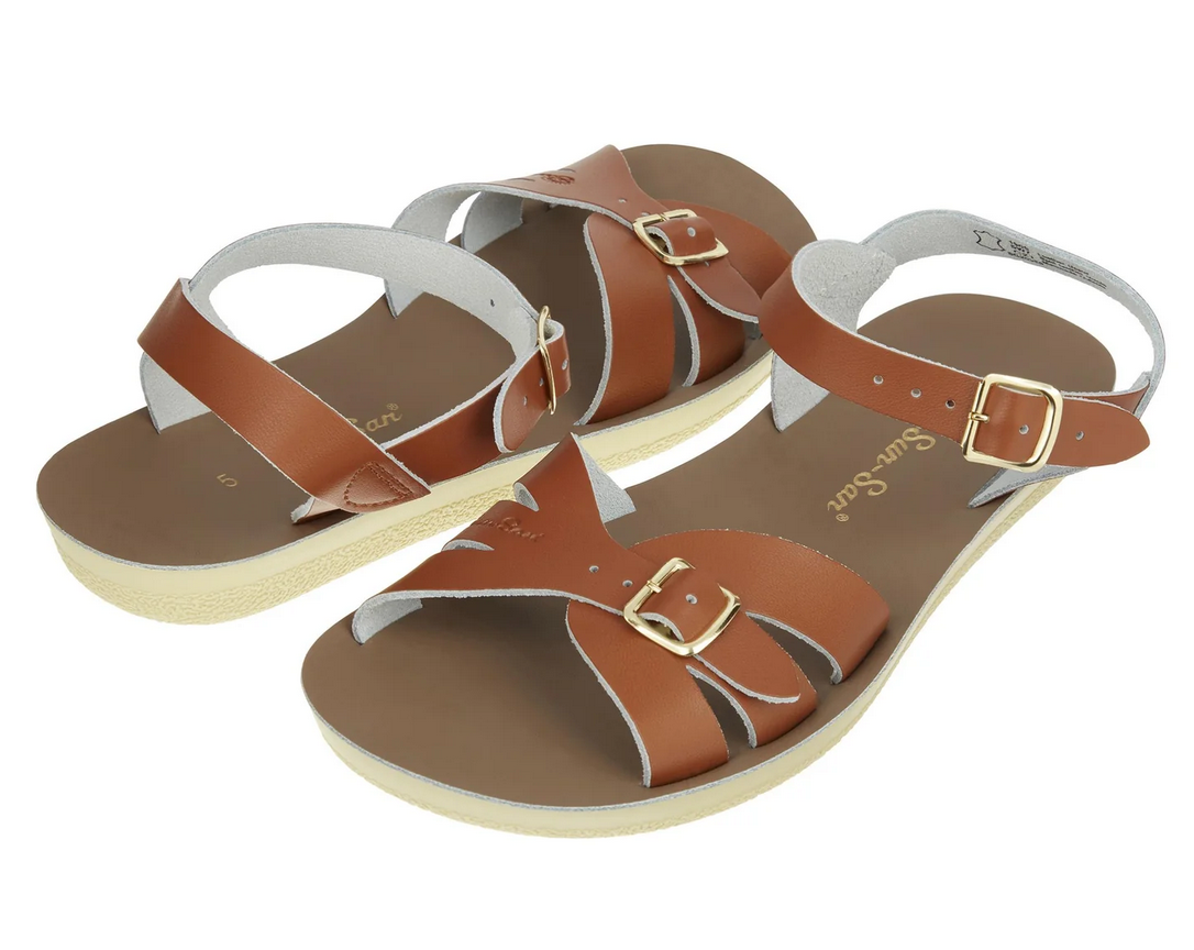 salt water sandals - adults boardwalk tan