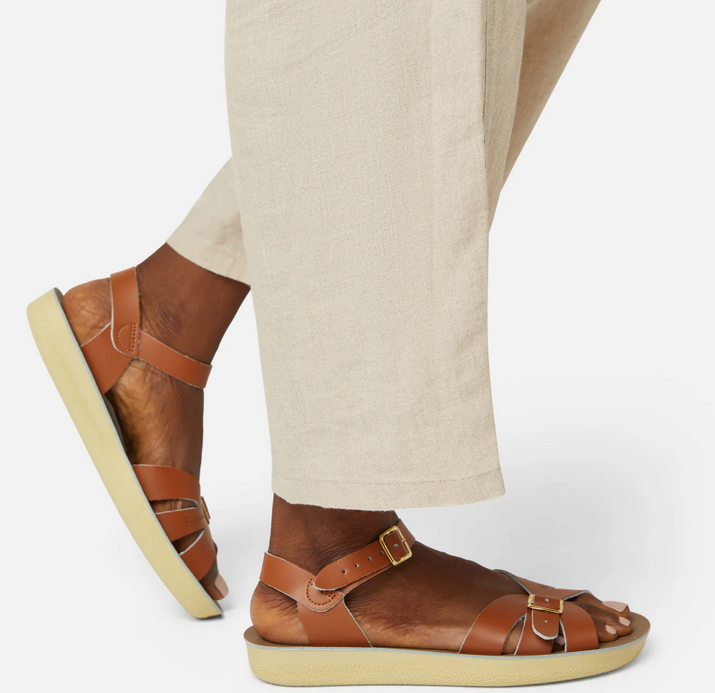 salt water sandals - adults boardwalk tan