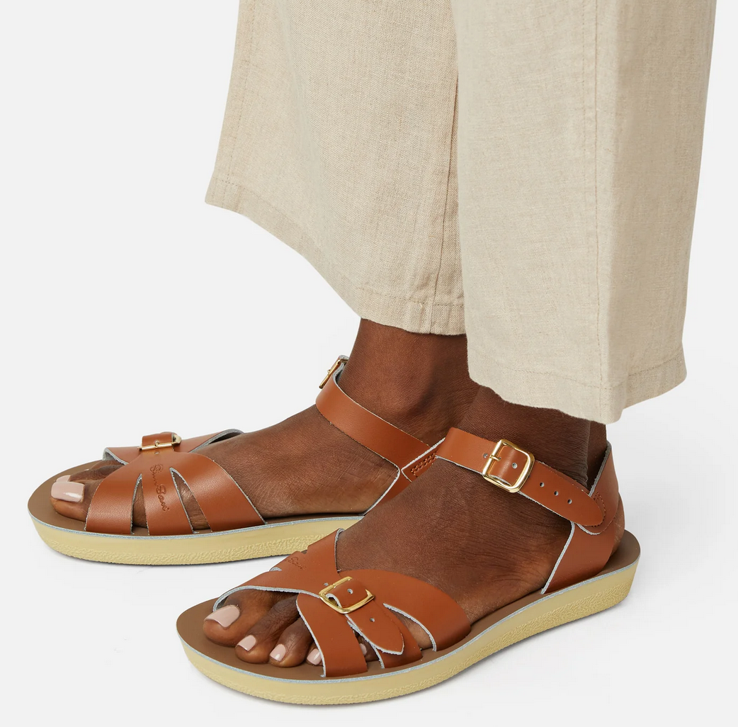 salt water sandals - adults boardwalk tan