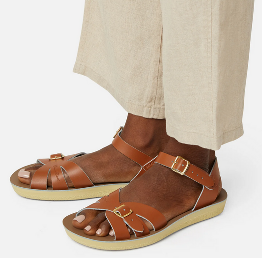 salt water sandals - adults boardwalk tan
