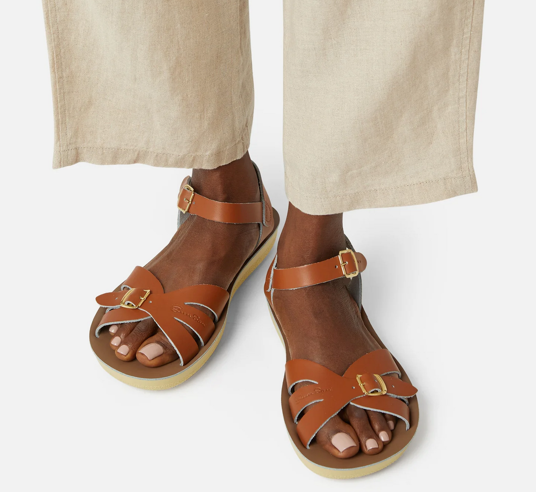 salt water sandals - adults boardwalk tan