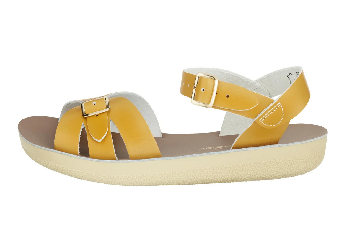 salt water sandals - adults boardwalk mustard