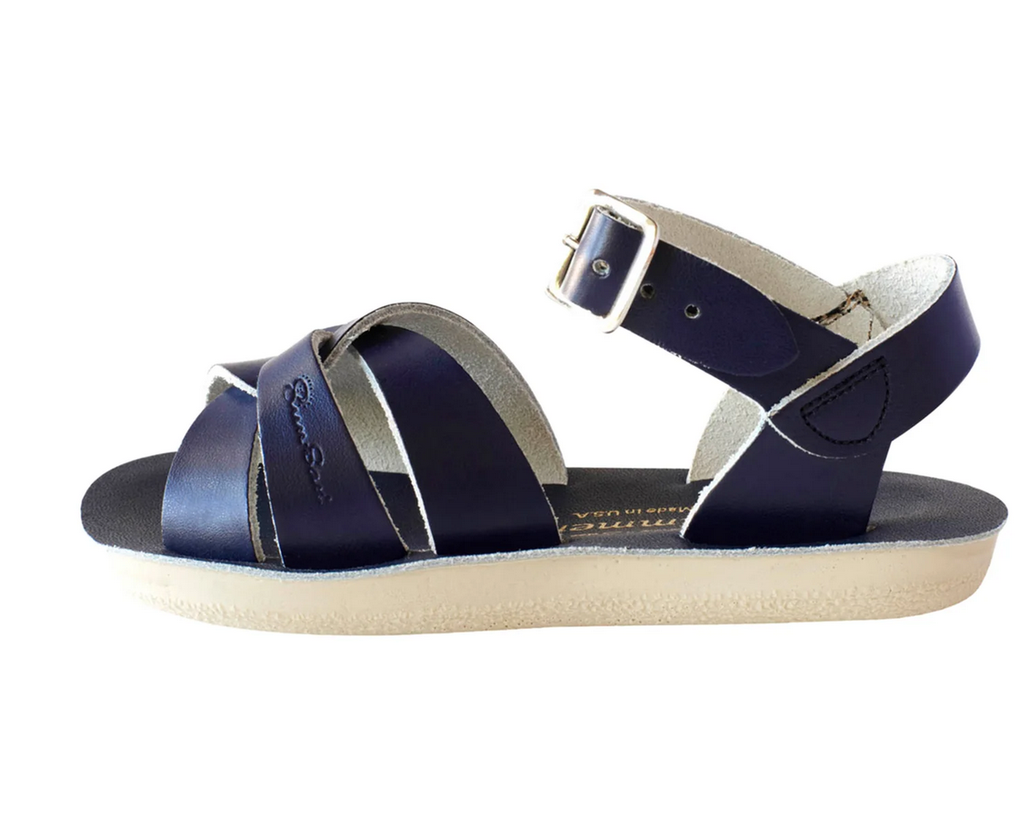 salt water sandals - kids swimmer navy