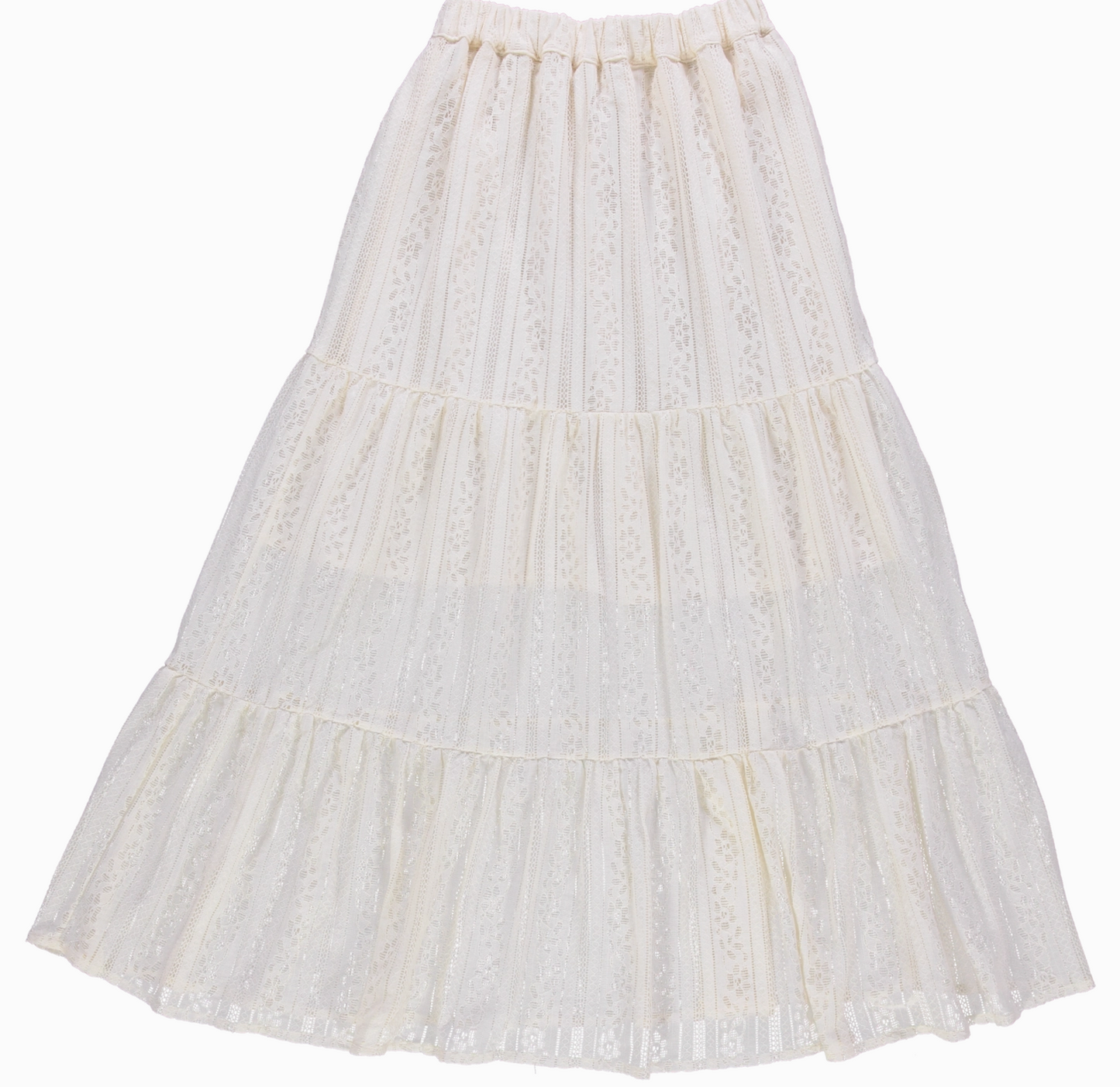 poudreorganic - jupe tonka, dentelle ecru
