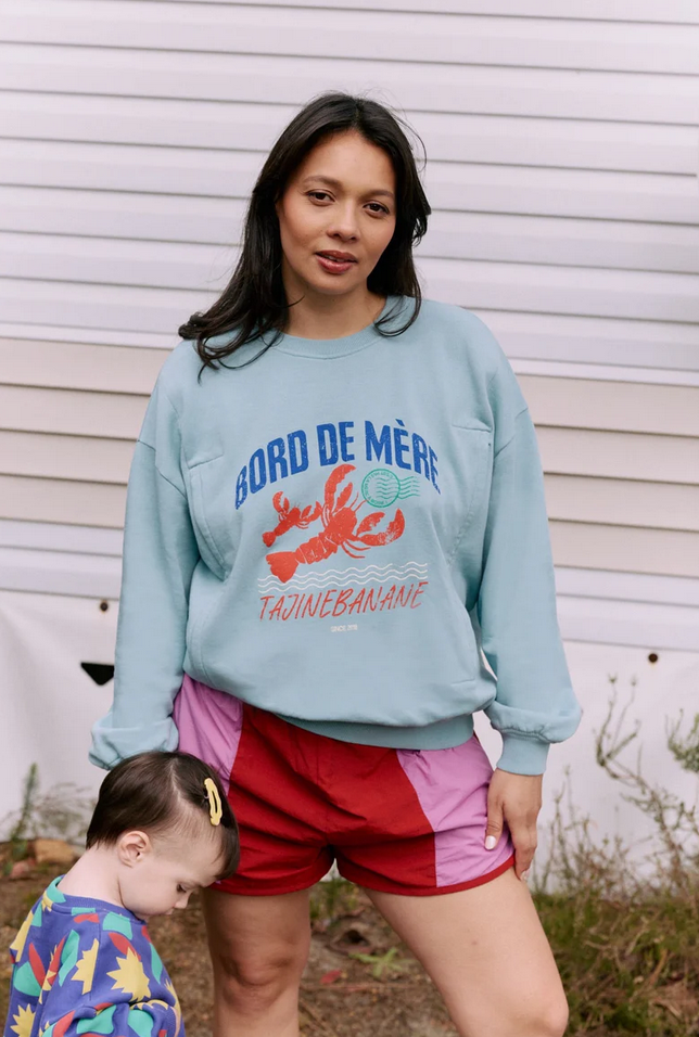 tajinebanane - bord de mère breastfeeding sweatshirt