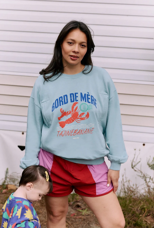 tajinebanane - bord de mère breastfeeding sweatshirt