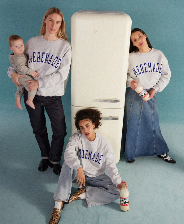 tajinebanane - mère made sweatshirt grey