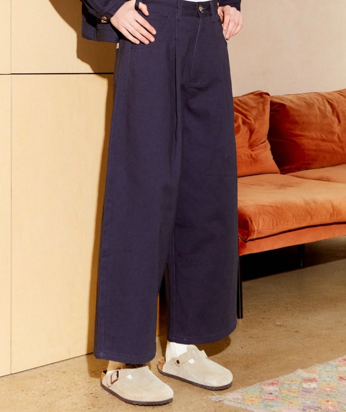 L.F.MARKEY - mason trouser navy / drop 2