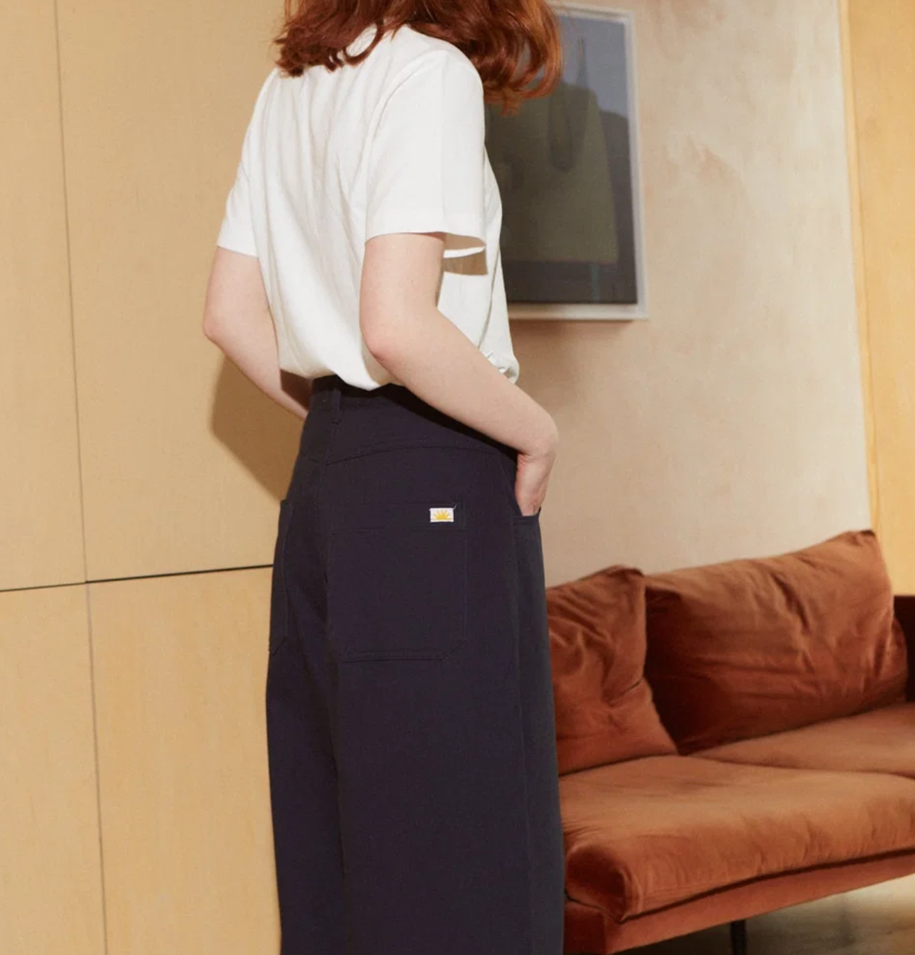 L.F.MARKEY - mason trouser navy / drop 2