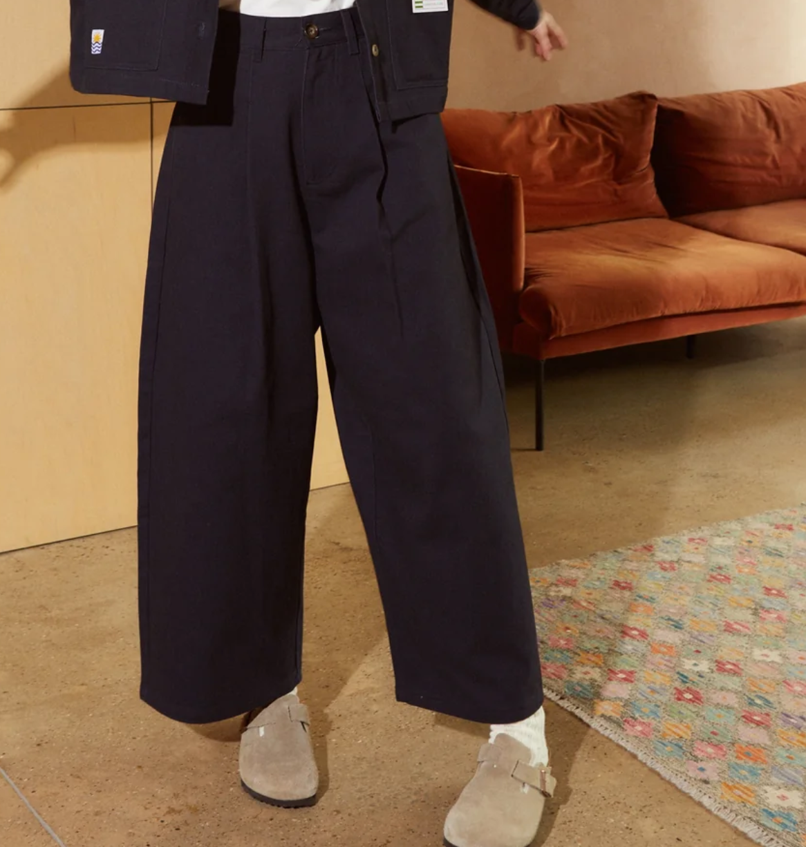 L.F.MARKEY - mason trouser navy / drop 2