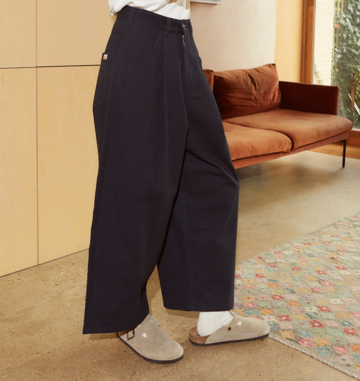 L.F.MARKEY - mason trouser navy / drop 2