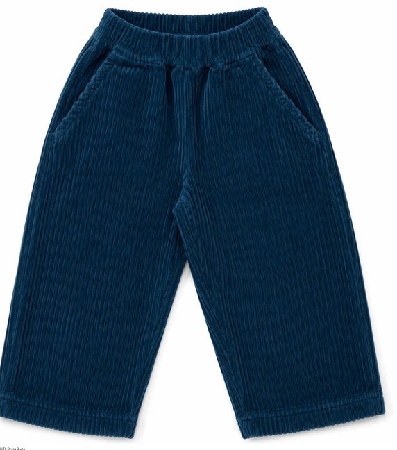 poudreorganic - pantalon coing velours cotele, dress blues