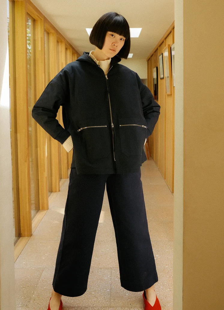 L.F.MARKEY - carpenter trouser navy / drop 2