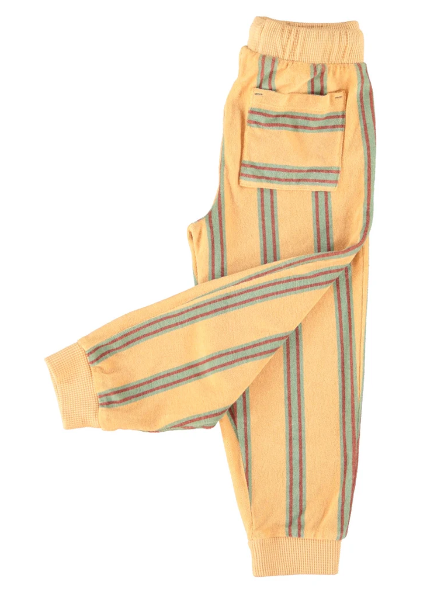 piupiuchick - jogging pants, sand, stripes