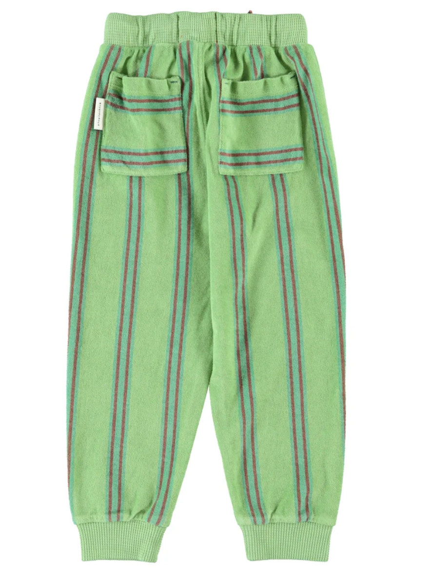 piupiuchick - jogging pants, green, stripes