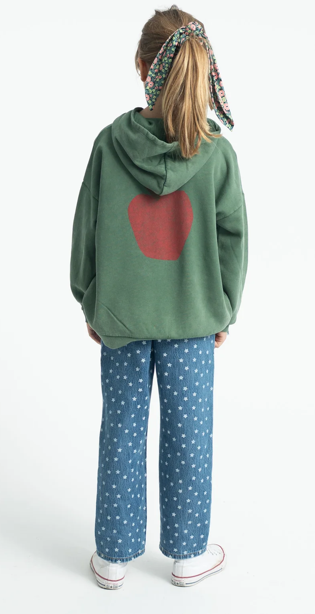 piupiuchick - hoodie, green, apple