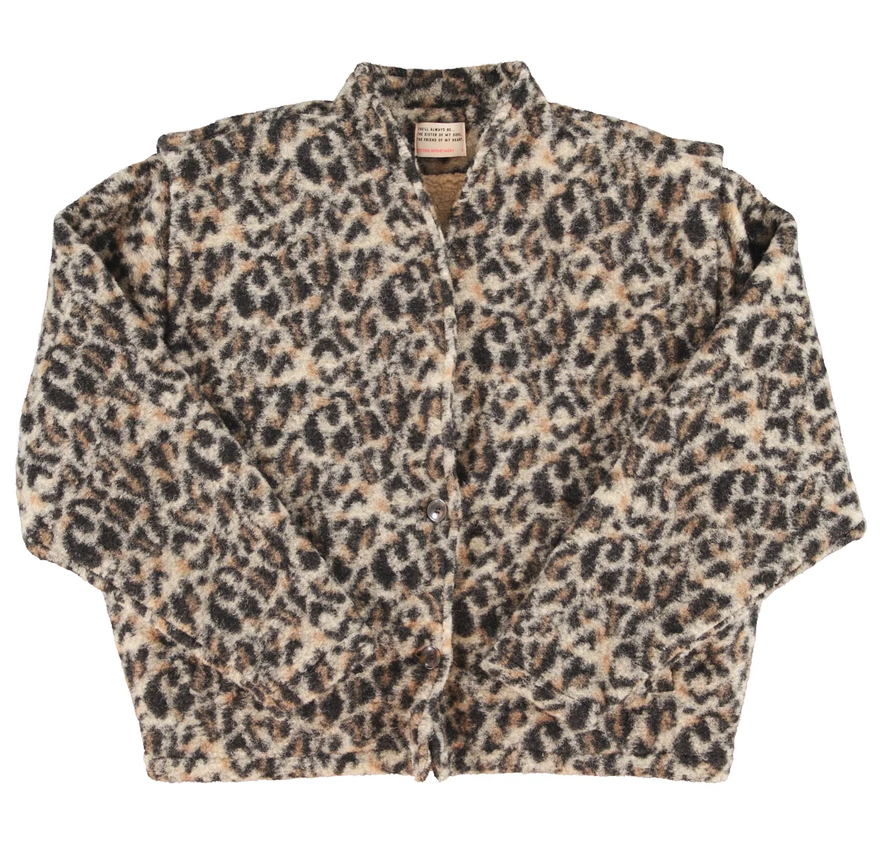 sisters department - jacket, ecru, animal