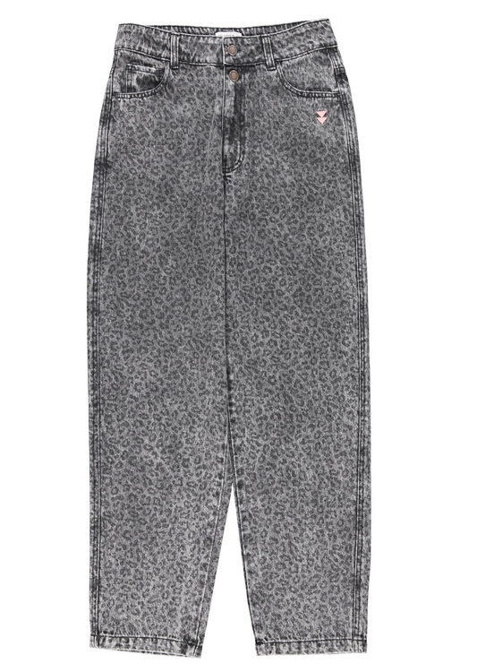 sisters department - trousers, black, animal