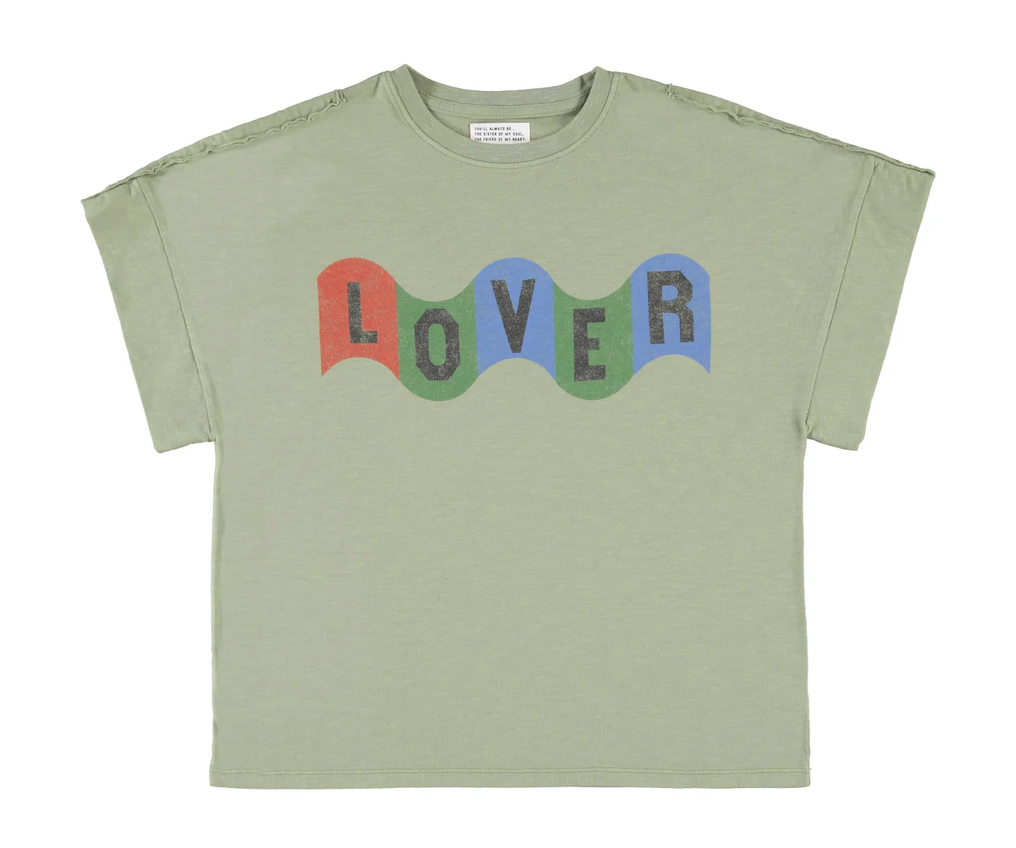sisters department - shirt, green, lover