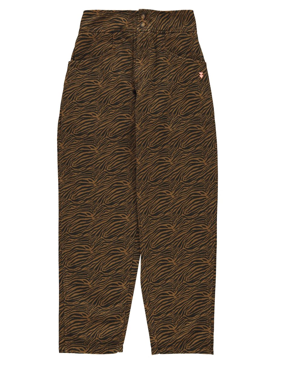 sisters department - trousers, brown, zebra