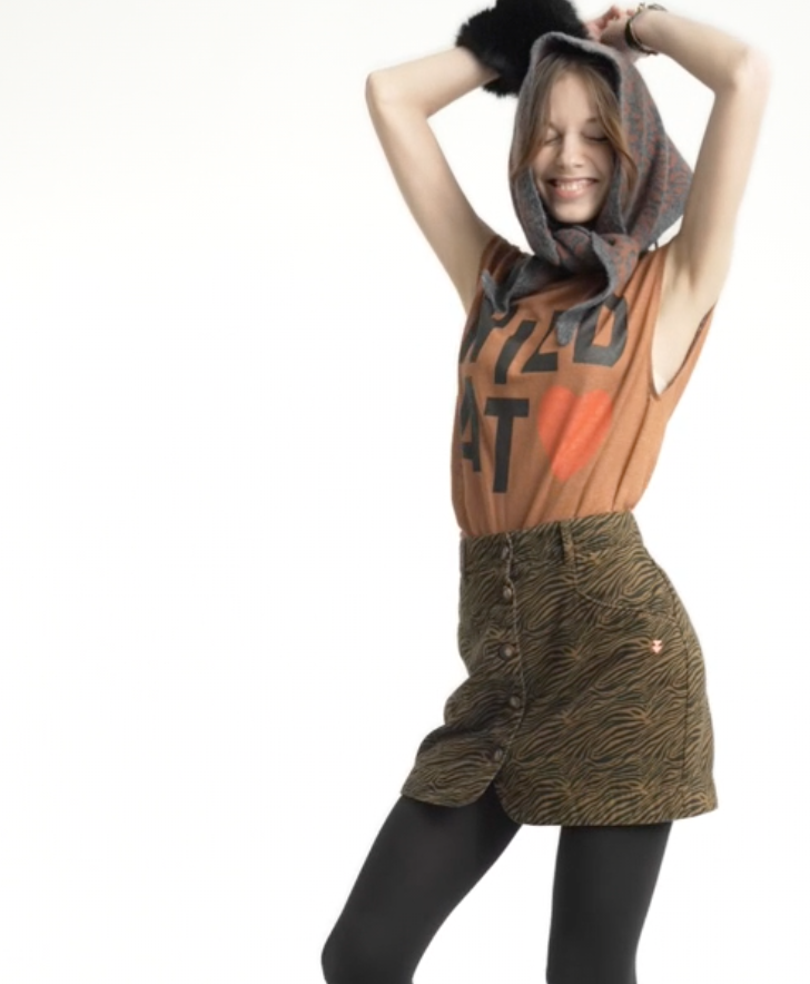 sisters department - shirt, brown, wild at heart