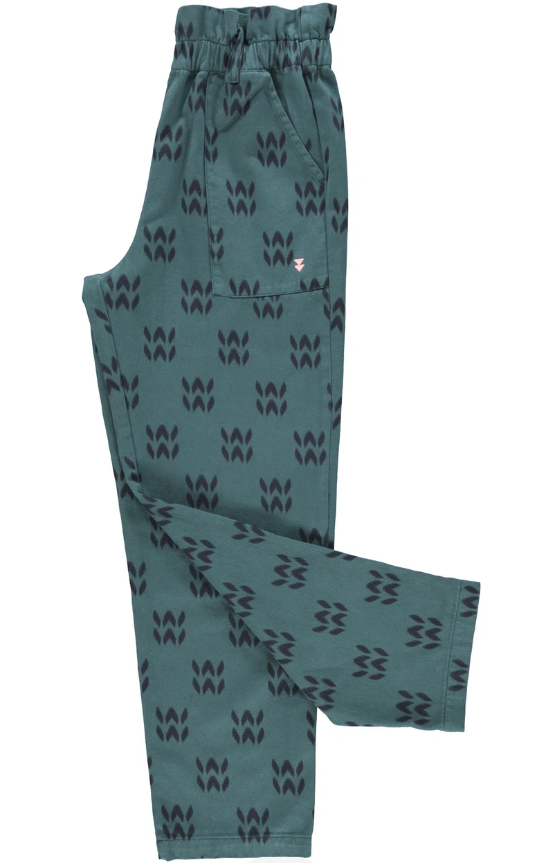 sisters department - trousers, petrol blue, ethnic