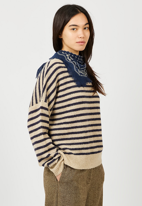 AP woman - bandana, marine