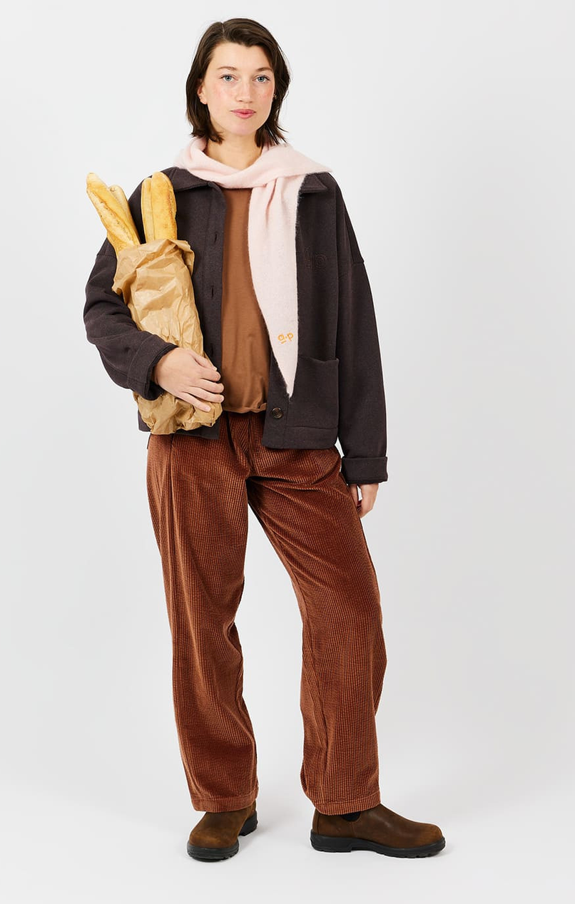 AP woman - pantalon velours, marron