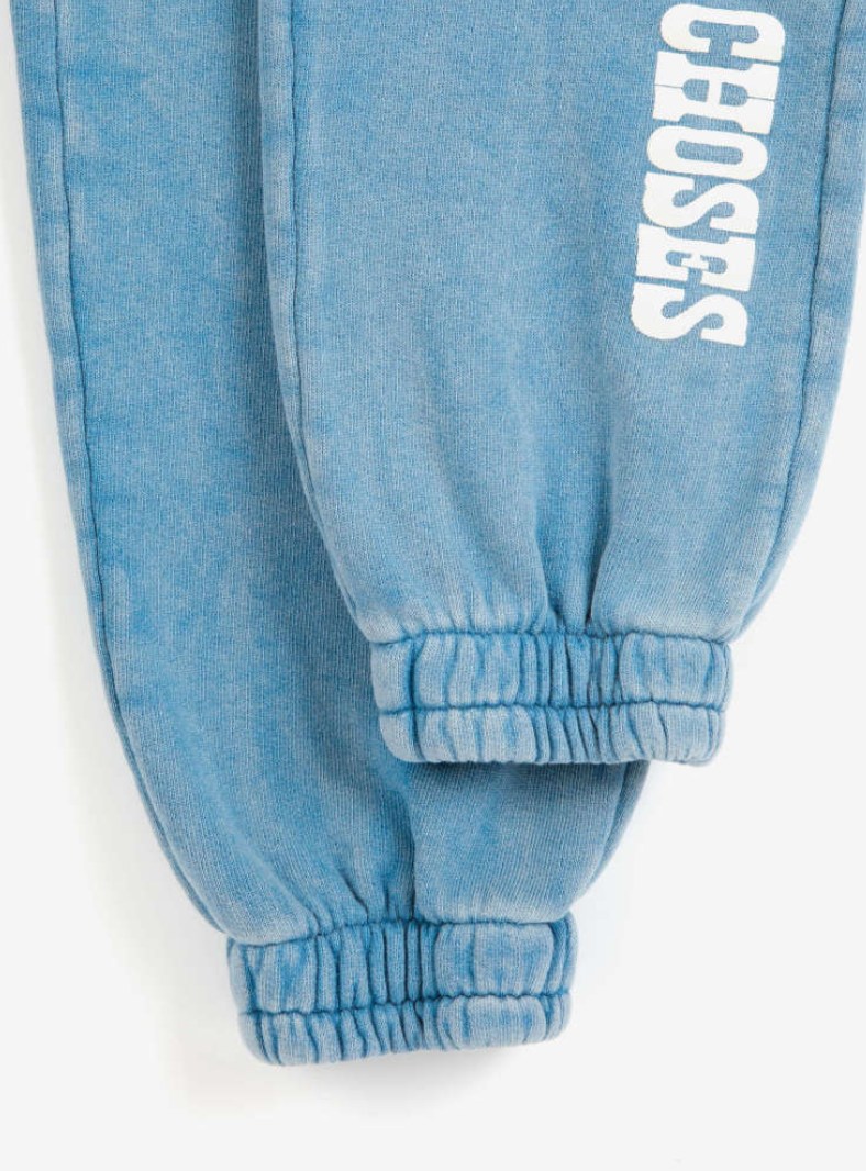 bobo choses kids - pop jogging pants, blue