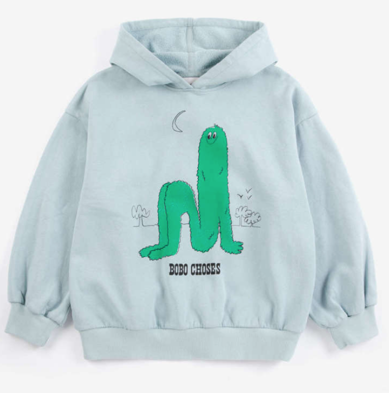bobo choses kids - long puff hoodie